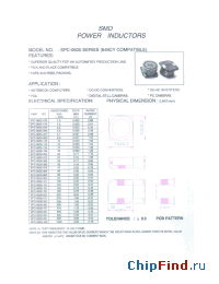 Datasheet SPC-0303-151 manufacturer Micro Electronics